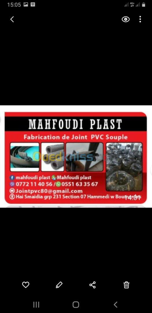 Joint mahfoudi plast