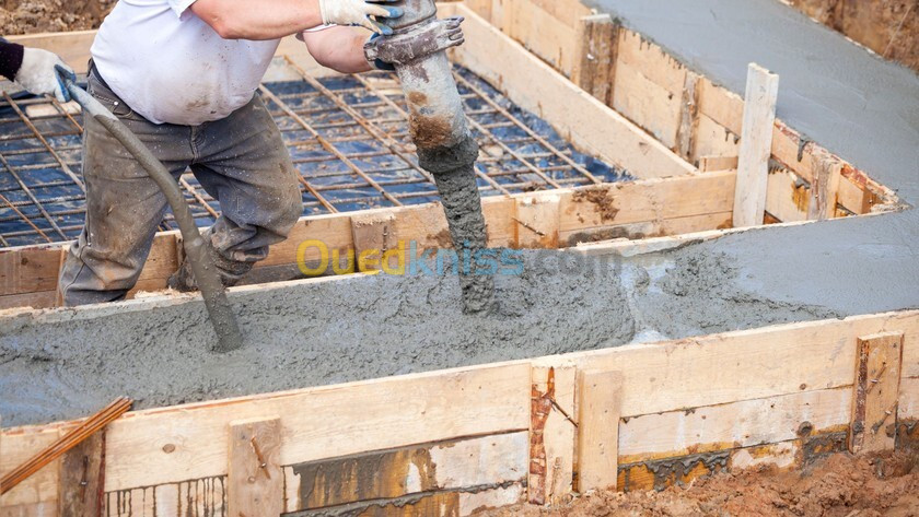 Vente de béton préparé prêt à l'emploi