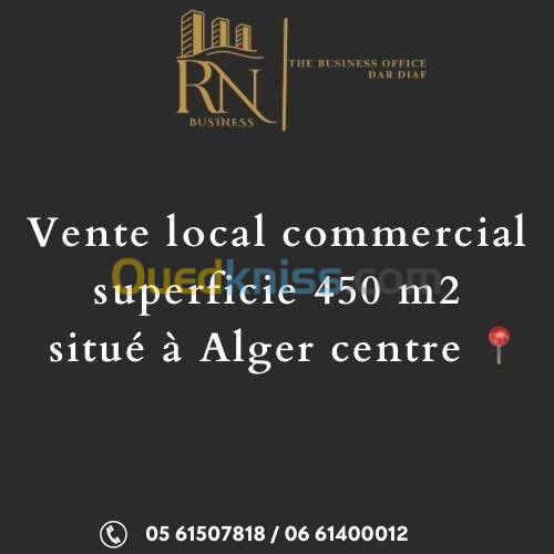 Vente Local Alger Alger centre