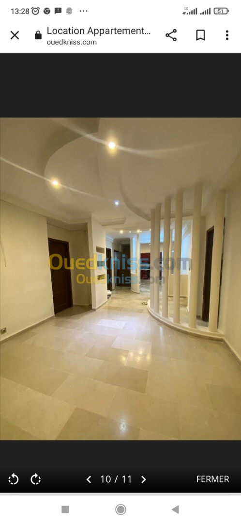 Location Appartement F3 Alger Ouled fayet