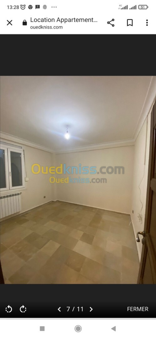 Location Appartement F3 Alger Ouled fayet