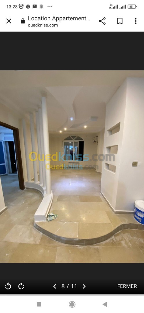 Location Appartement F3 Alger Ouled fayet