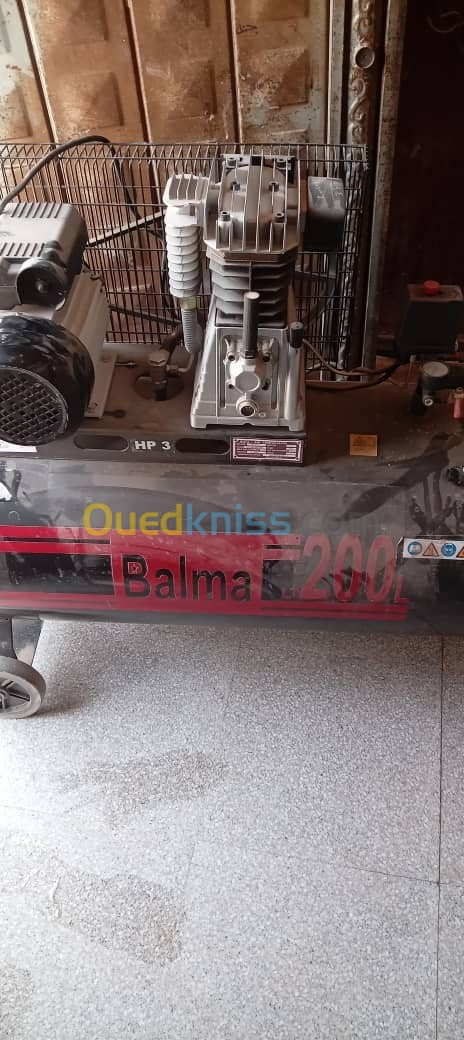 COMPRESSEUR 200L BALMA 3HP 