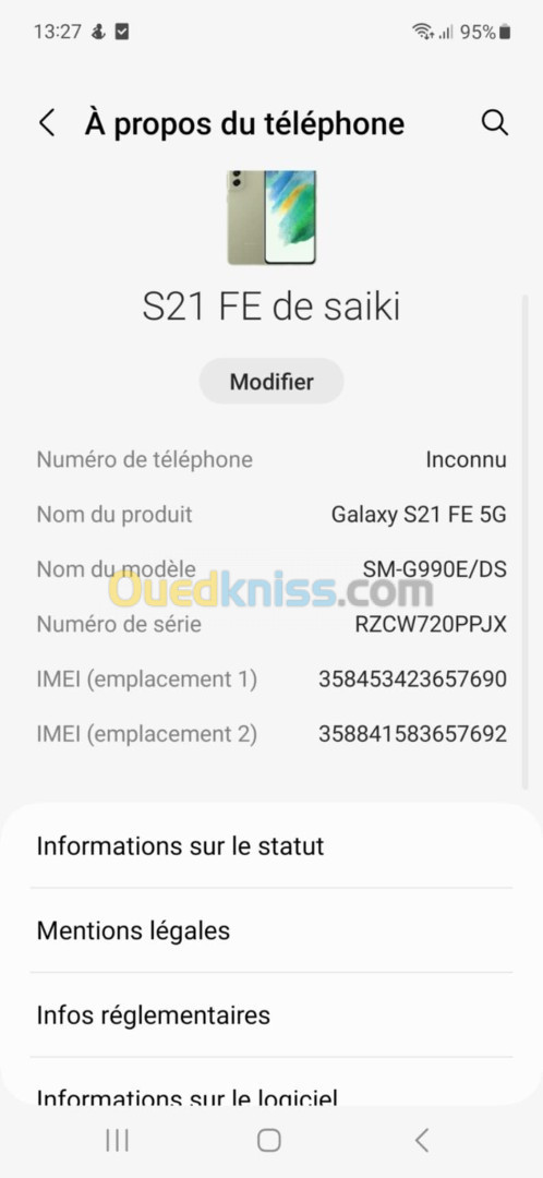 Samsung Galaxy s21 FE 5G