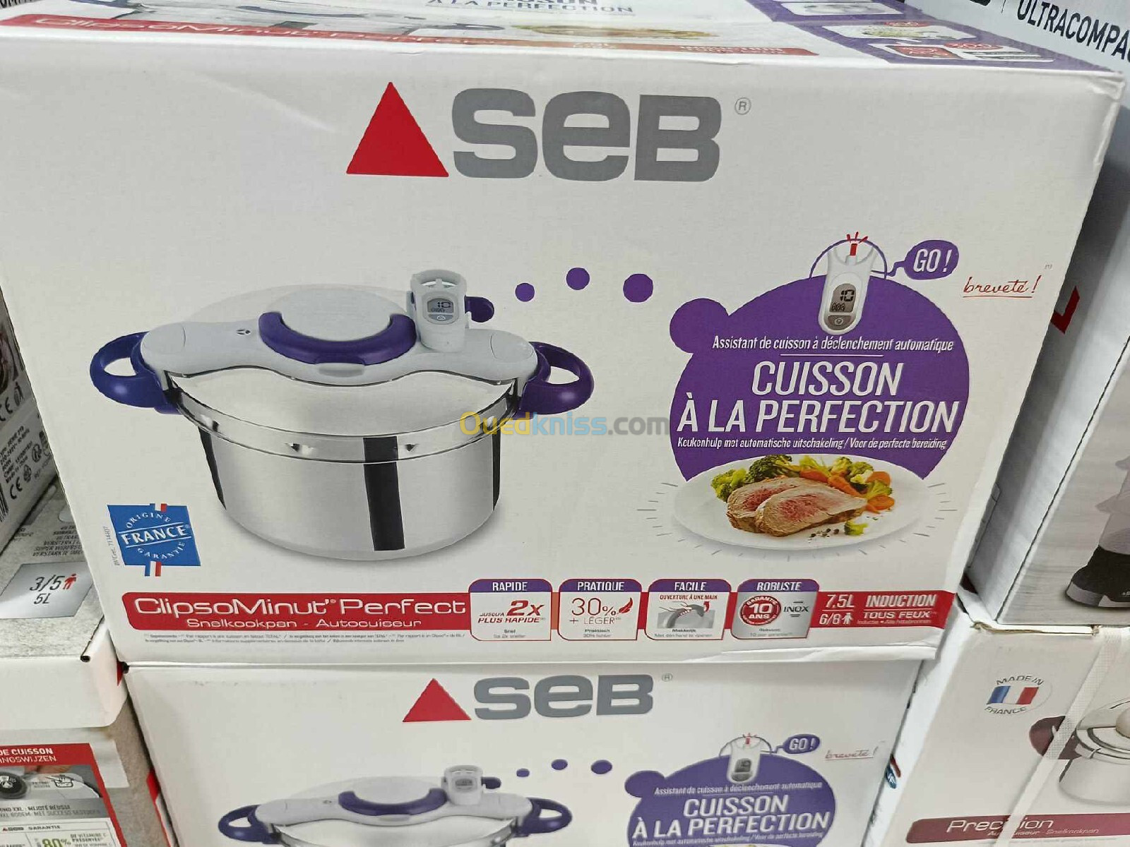 Promotion cocotte Seb 4,5 7,5 ,8 litre