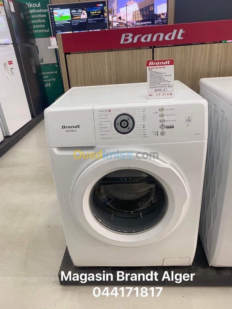 Machine à laver Brandt 6kg 1200tr - Alger Algérie