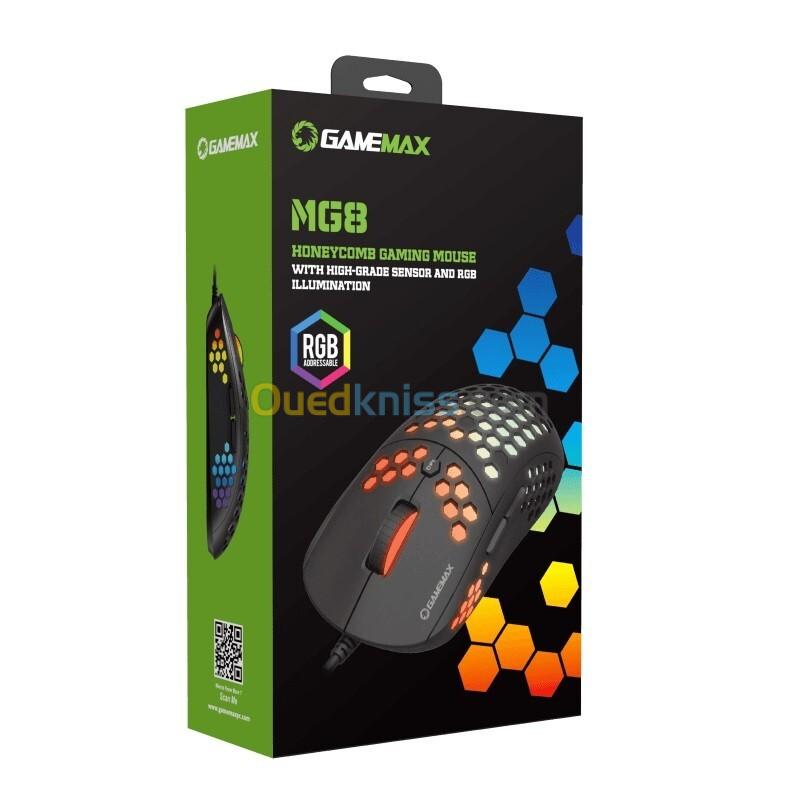 Souris Gamer Gamemax MG8 RGB 6400 DPI