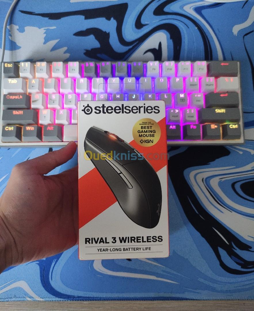 Souris gaming sans fil STEELSERIES RIVAL 3 neuf sous emballage 