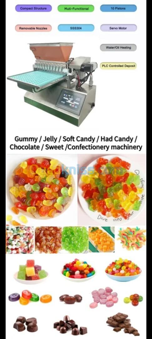 Machine bonbon jelly et chocolat automatique neuf 