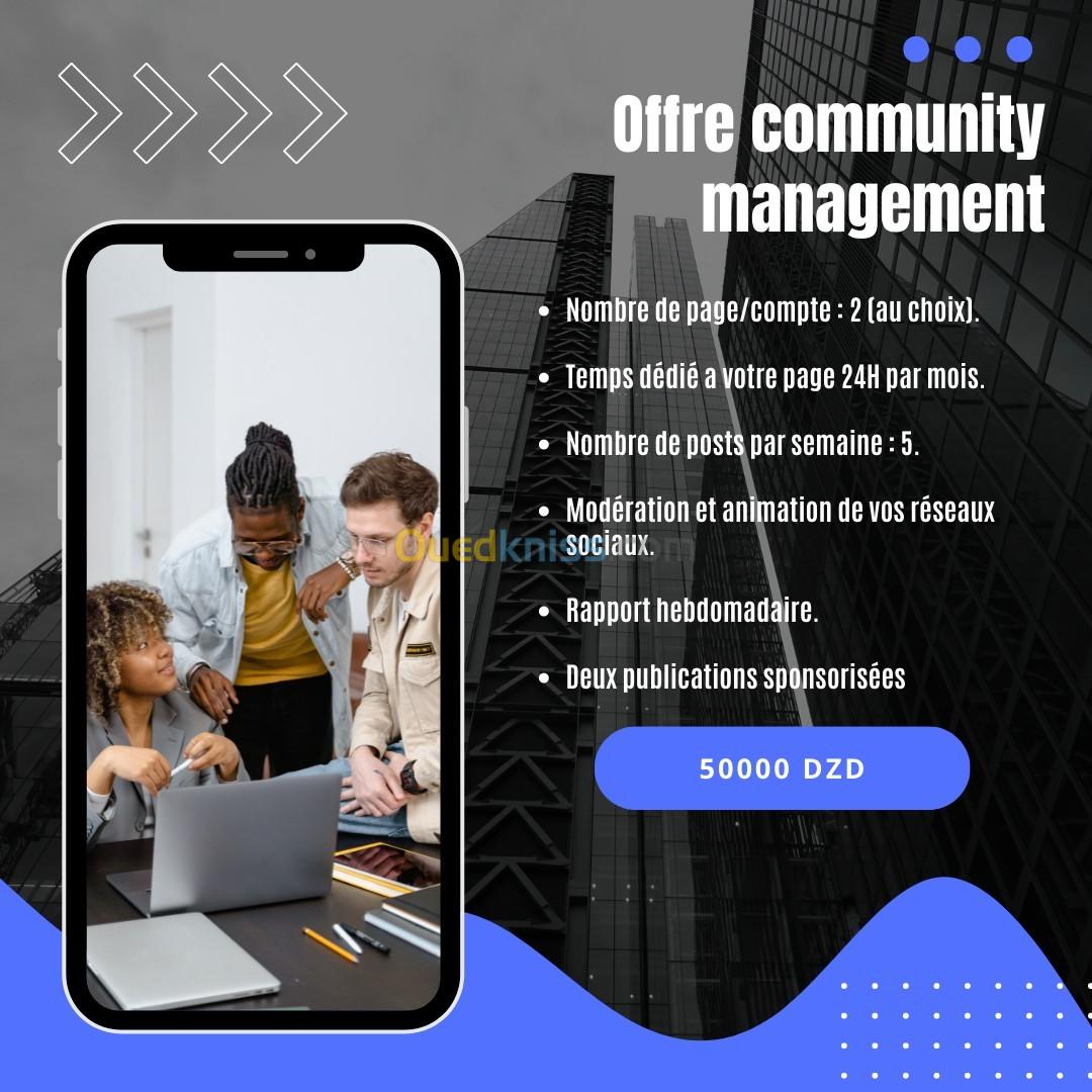 Prestation de community management PRO