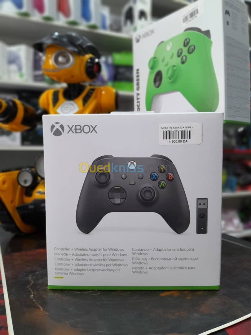 MANETTE XBOX SERIES S/X SANS FIL AVEC ADAPTATEUR