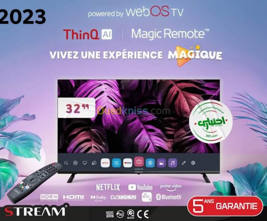 Tv Stream 32 pouce smart webos télécommande magique 5 ans garantie  livraison gratuite sur Oran - Oran Algeria
