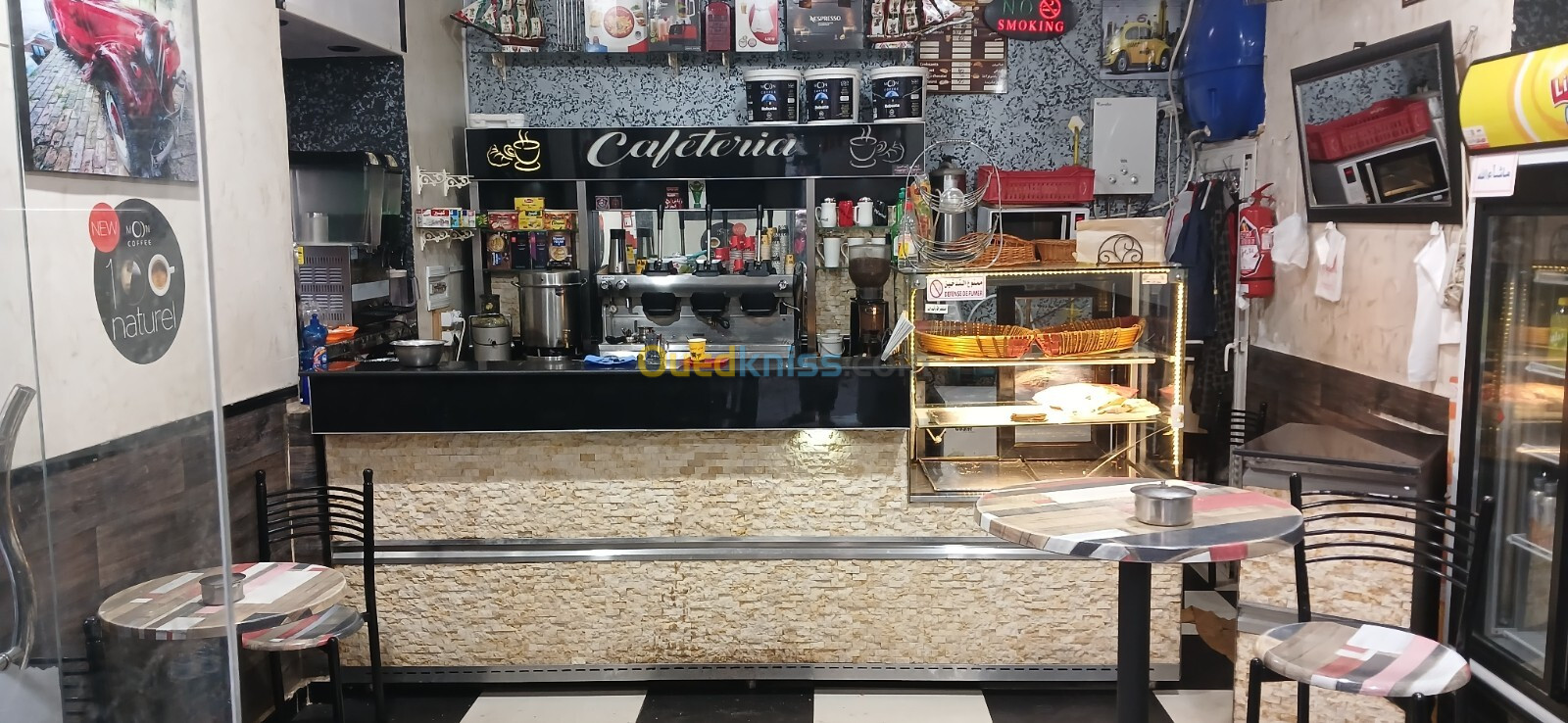 Matériel café cafétéria 