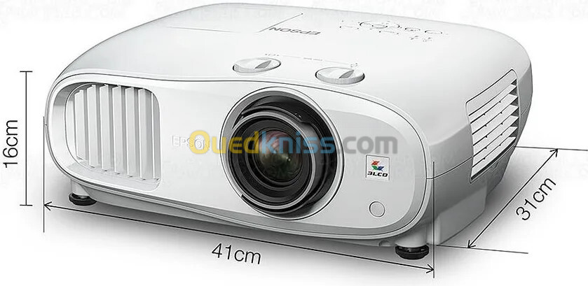 Epson Vidéoprojecteur 4K UHD 3000 lumens EH-TW7000