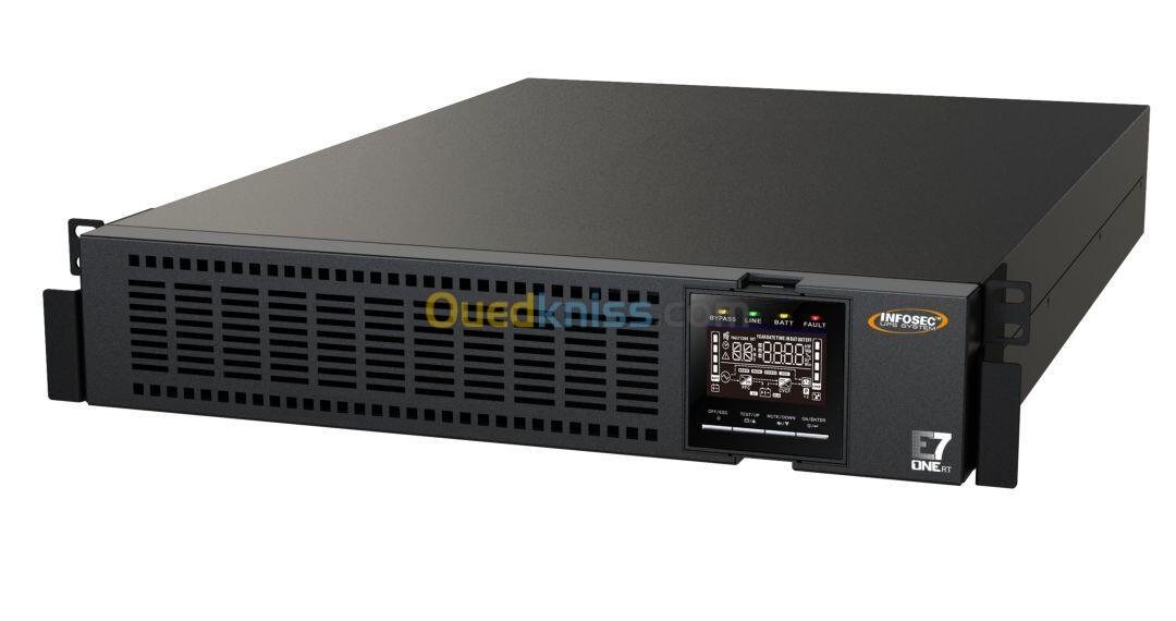 INFOSEC Onduleur E7 ONE RT 6000 VA On Line Double Conversion