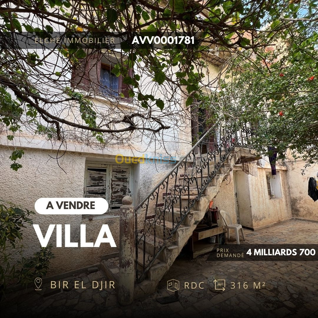 Vente Villa Oran Bir el djir