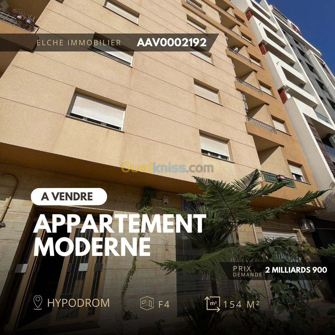 Vente Appartement F4 Oran Oran