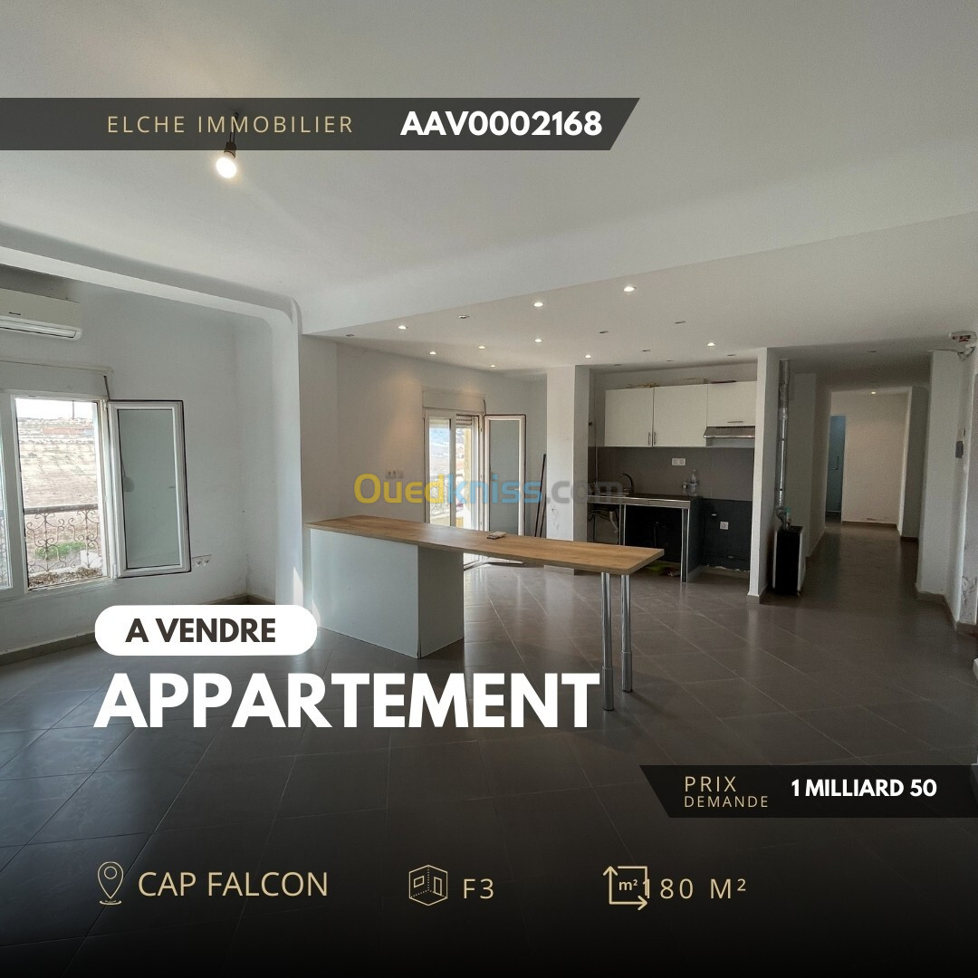 Vente Appartement F3 Oran Ain el turck