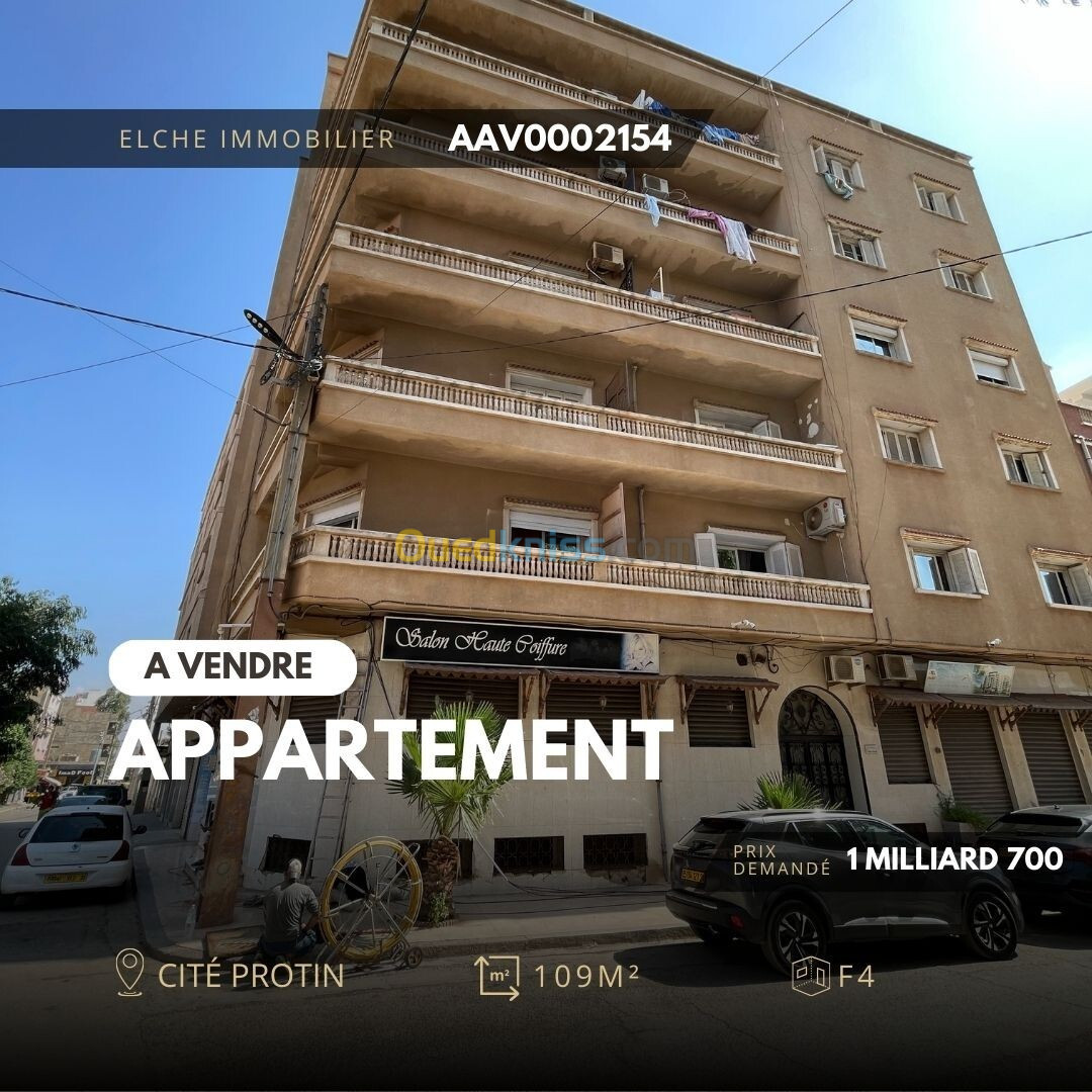 Vente Appartement F4 Oran Oran