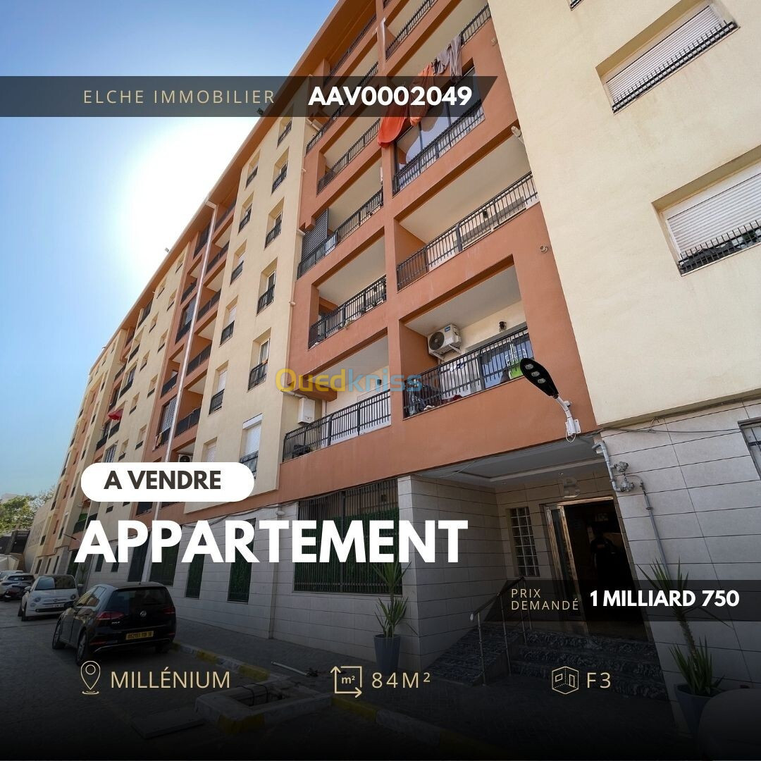 Vente Appartement F3 Oran Bir el djir