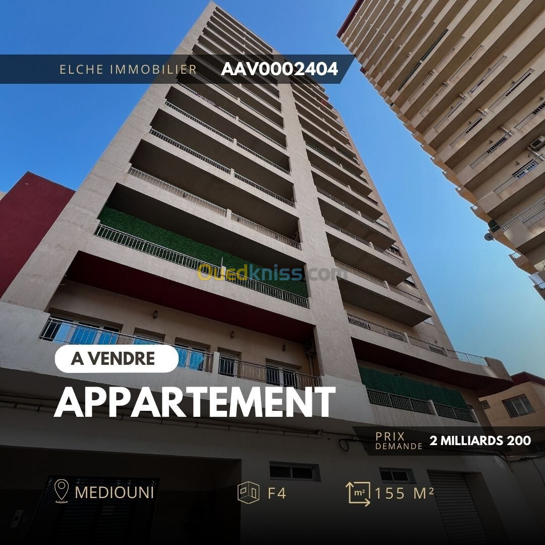 Vente Appartement F4 Oran Oran