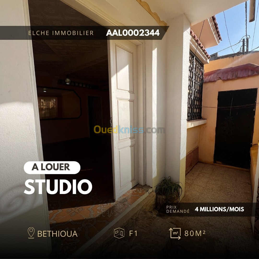 Location Studio Oran Bethioua