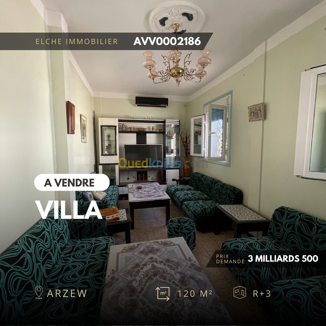 Vente Villa Oran Arzew