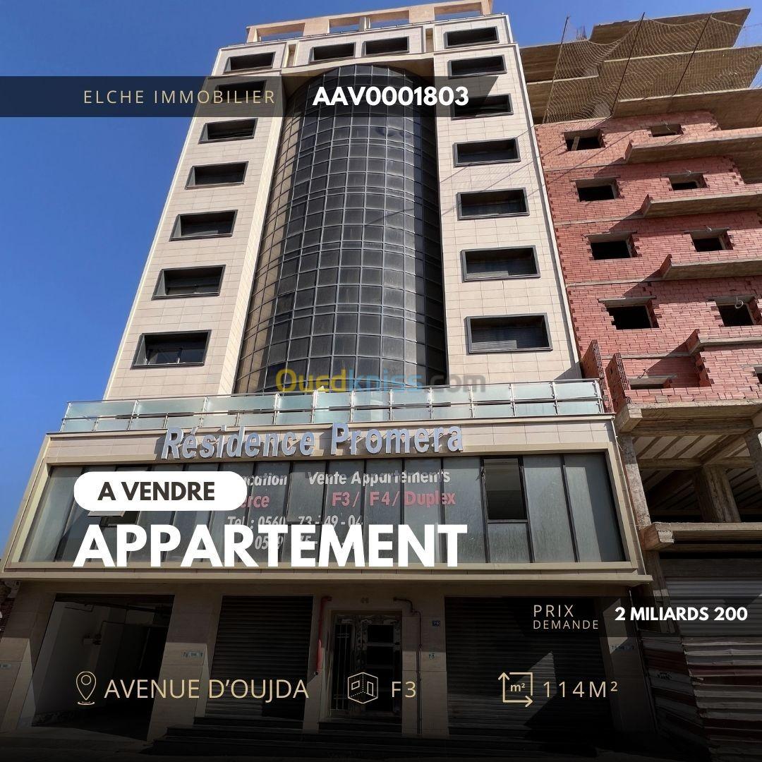 Vente Appartement F3 Oran Oran