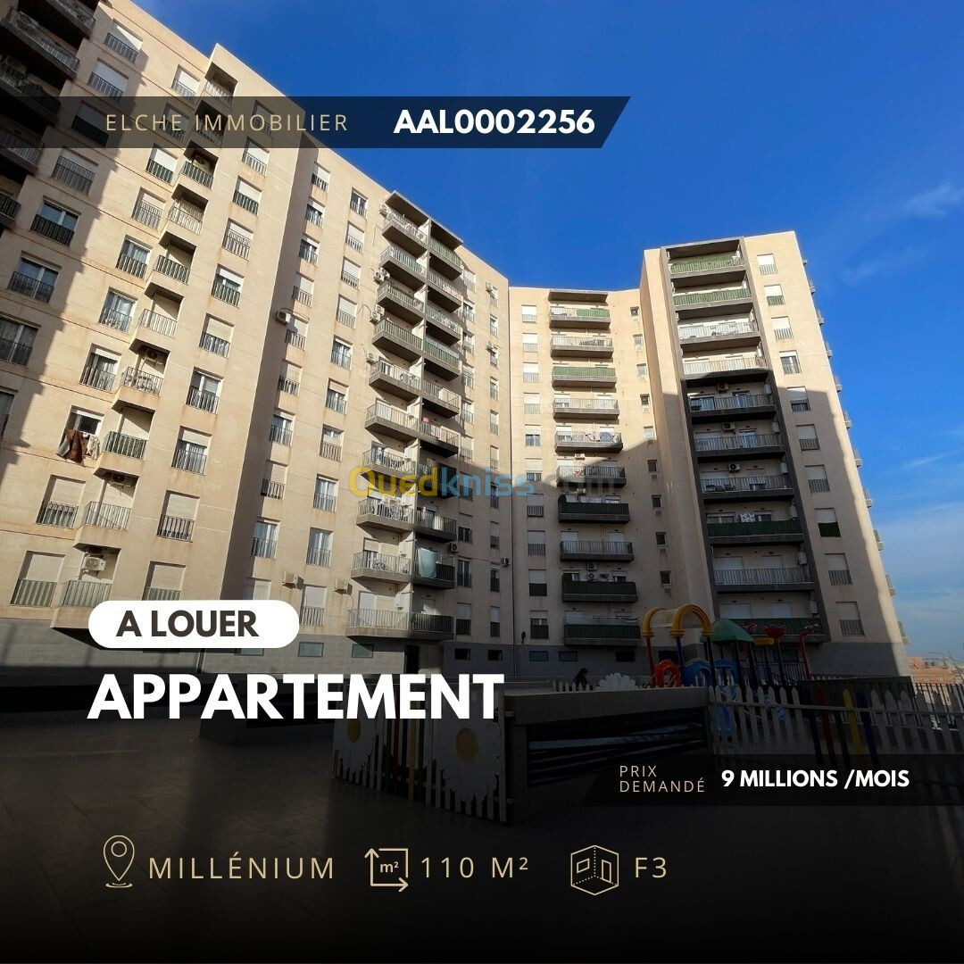 Location Appartement F3 Oran Bir el djir