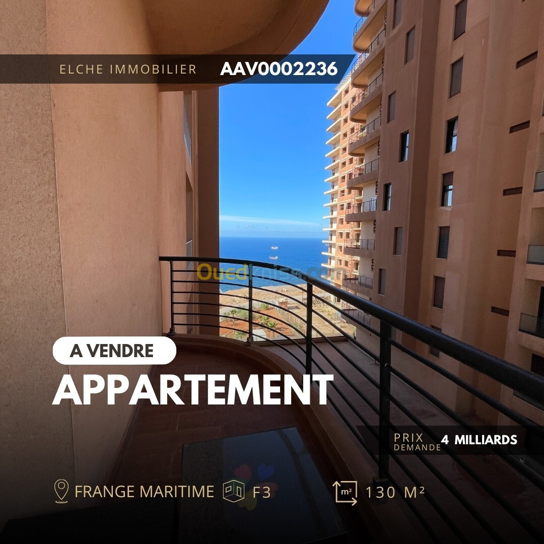 Vente Appartement F3 Oran Bir el djir