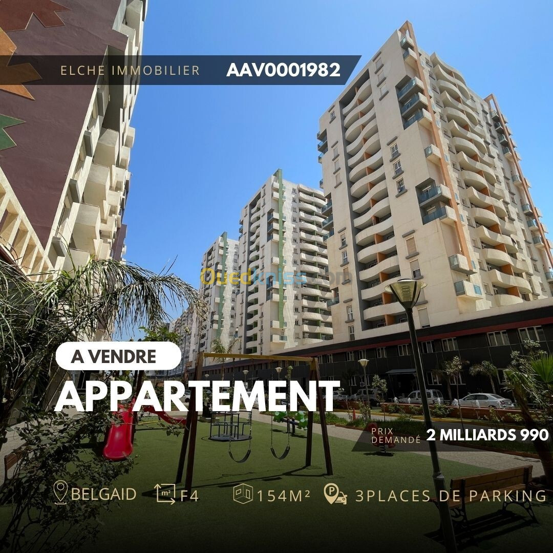 Vente Appartement F4 Oran Bir el djir