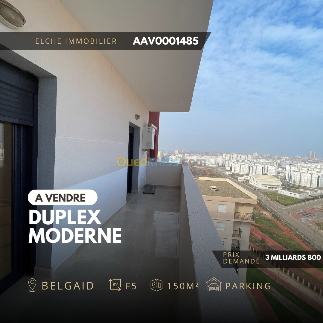 Vente Duplex F5 Oran Bir el djir