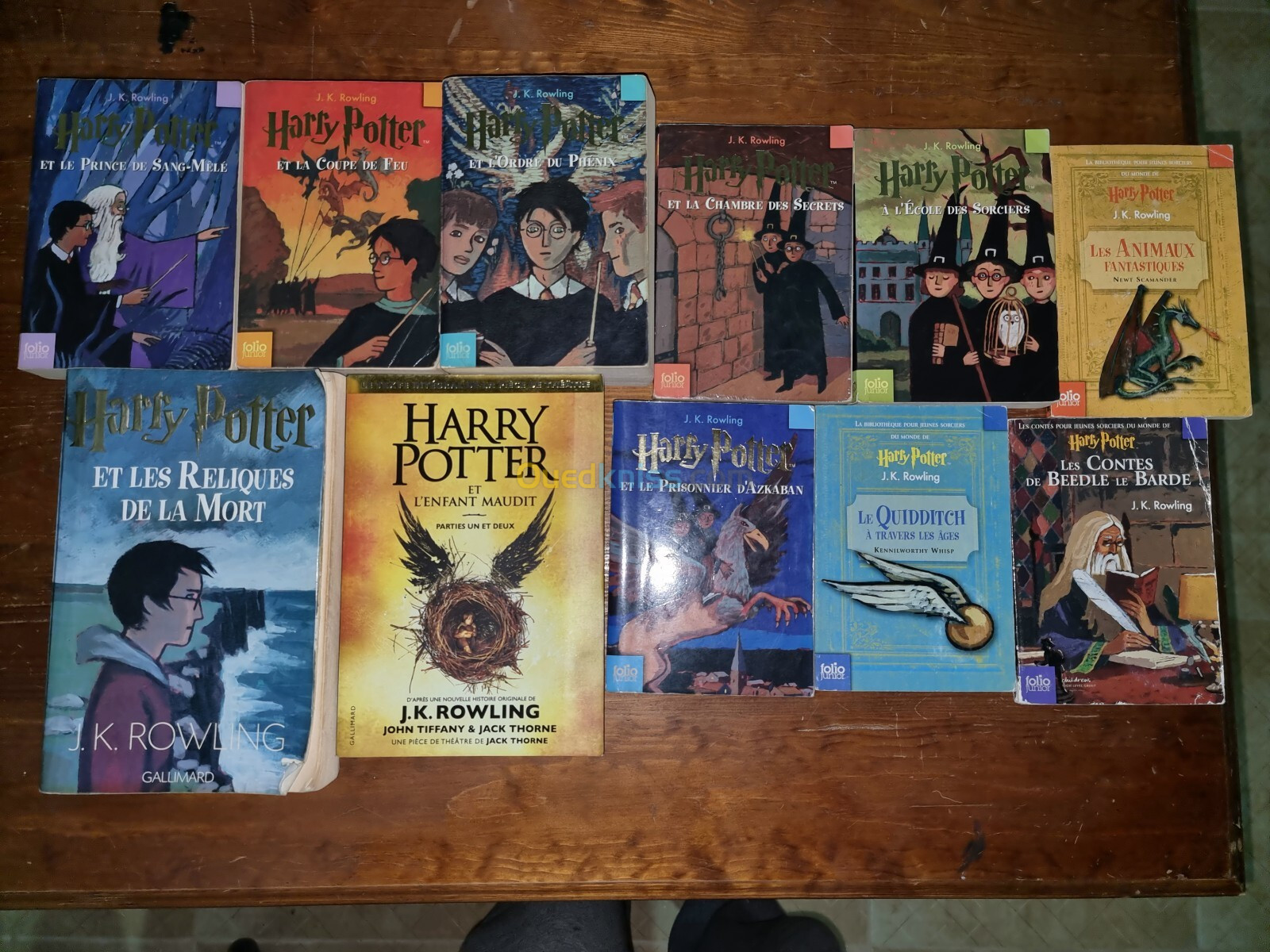 Harry Potter la série complète plus des livres du même auteur 