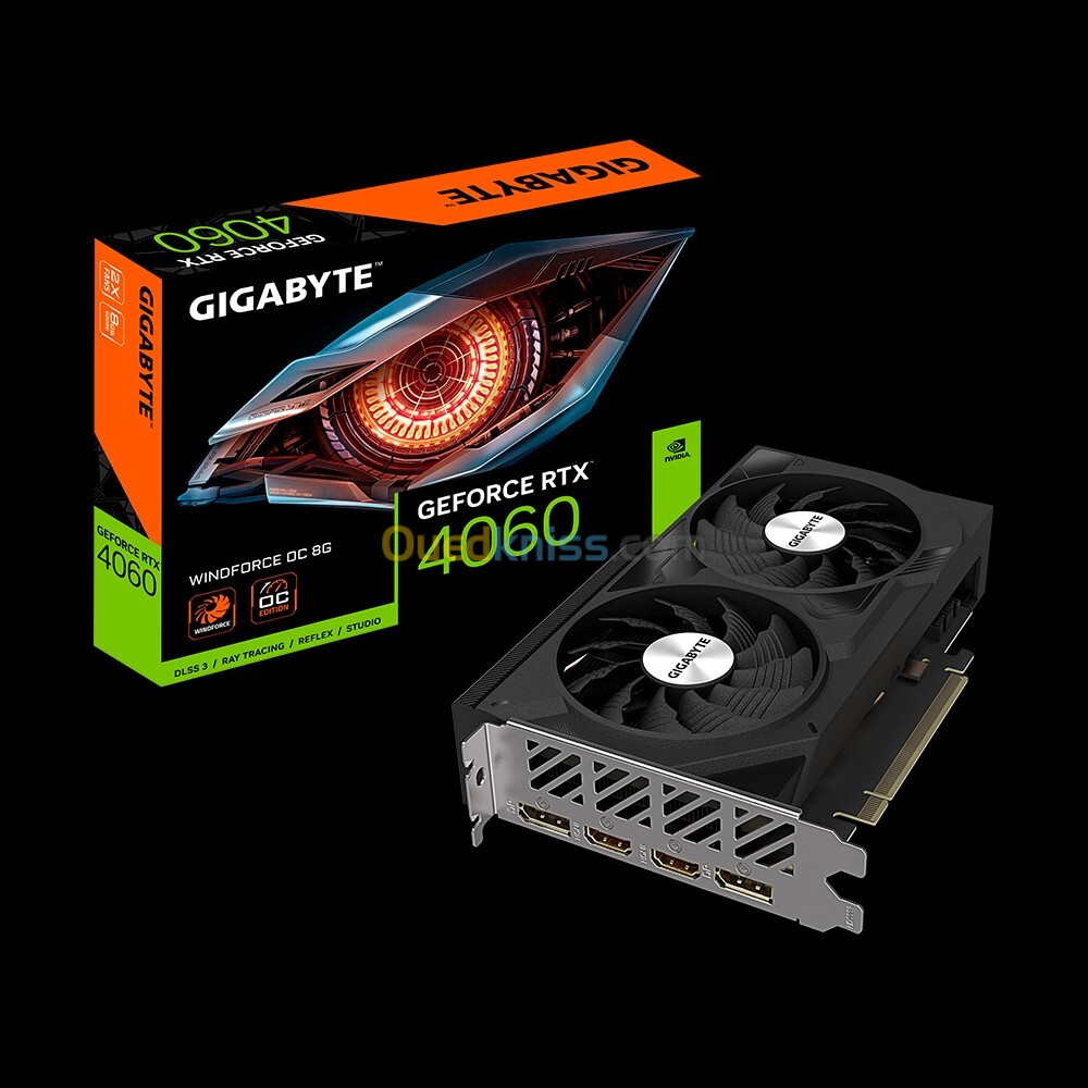 GPU GIGABYTE RTX 4060 WINDFORCE OC 8GB