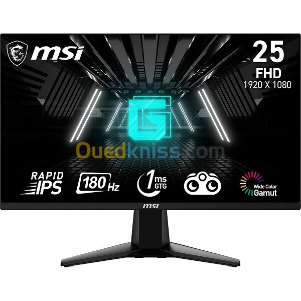 ECRAN MSI MAG G255F 180MHZ FAST IPS 