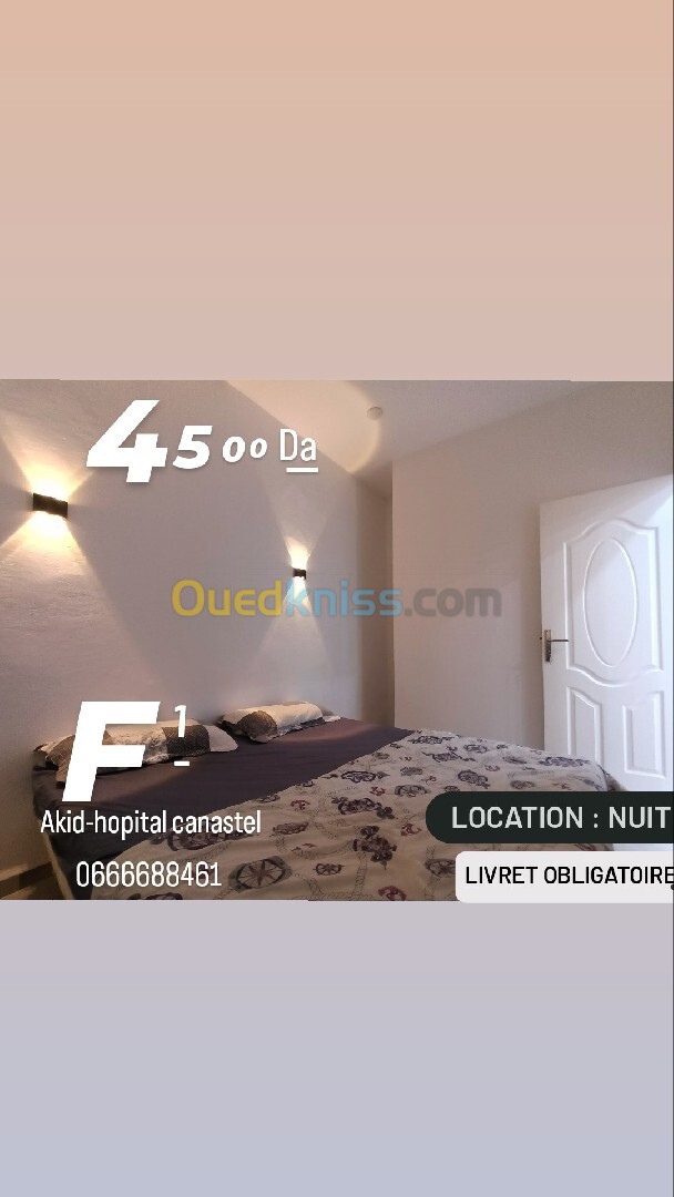 Location vacances Appartement F1 Oran Oran