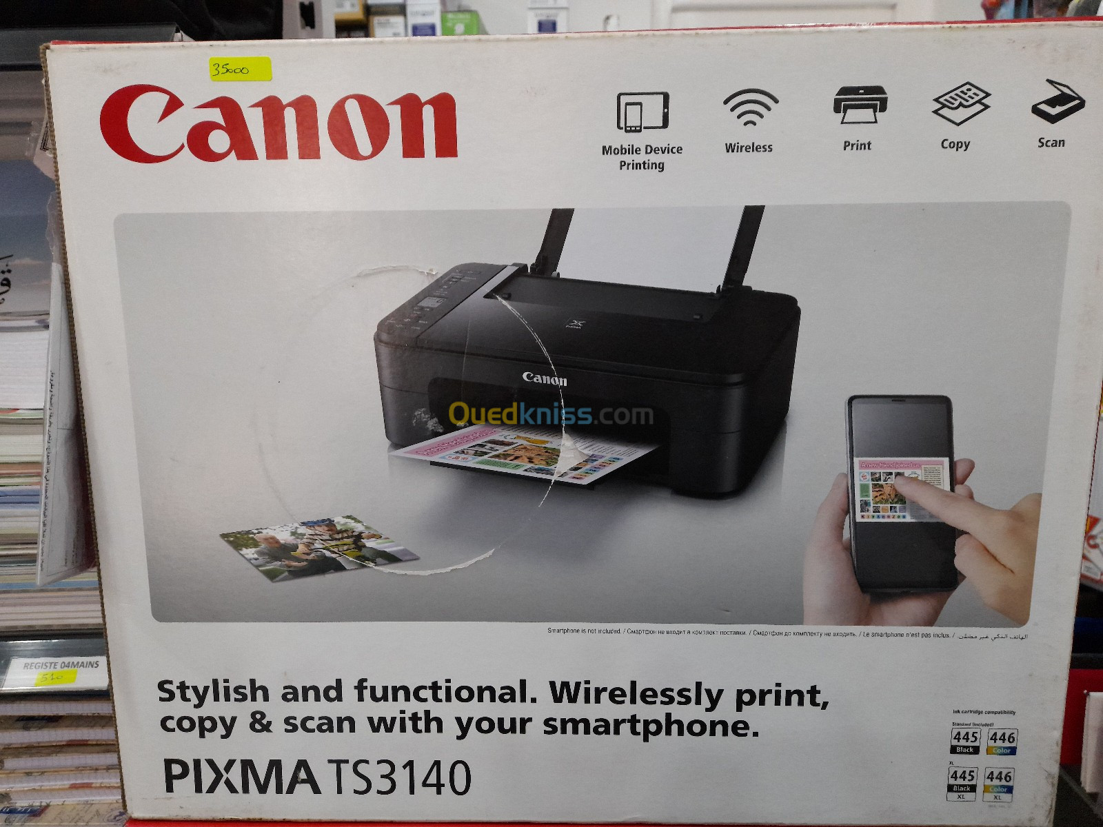 Imprimante multifonction CANON PIXMA TS3140 Wi-Fi – PC Geant