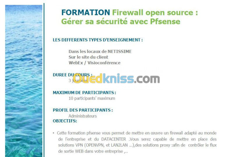 Formations en Adminsitration systéme 