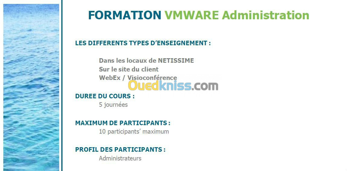 Formations en Adminsitration systéme 