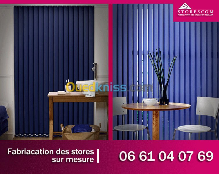 Fabrication des stores sur mesure