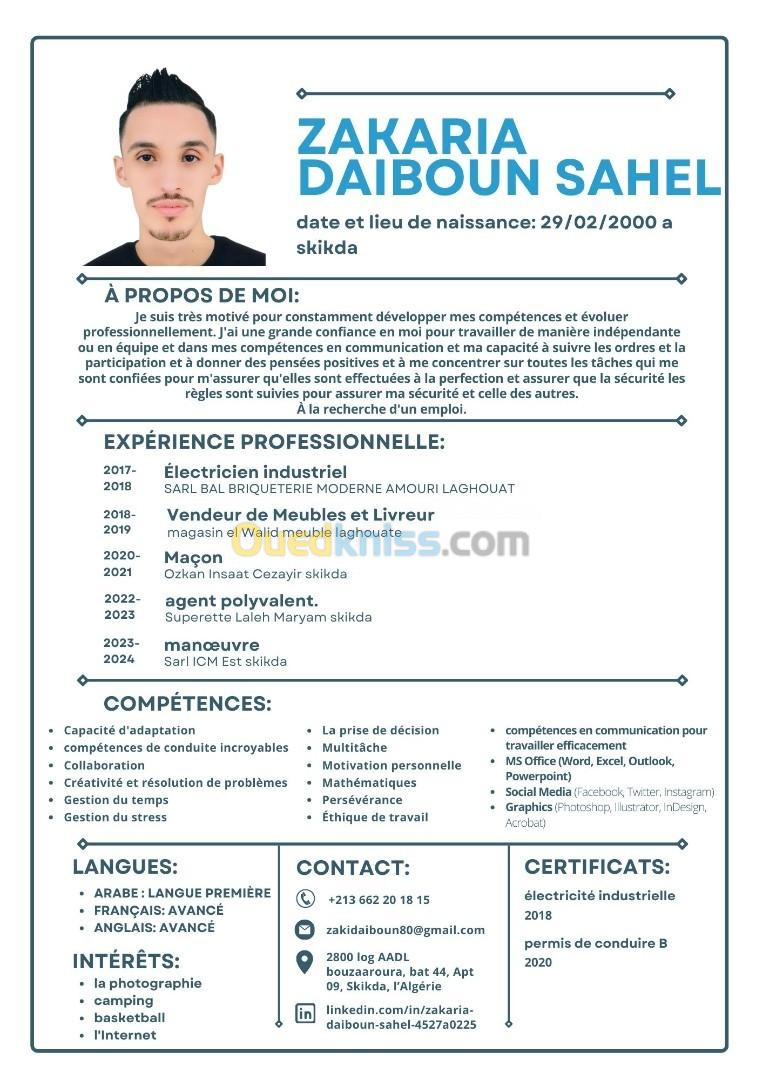 recherche un emploi