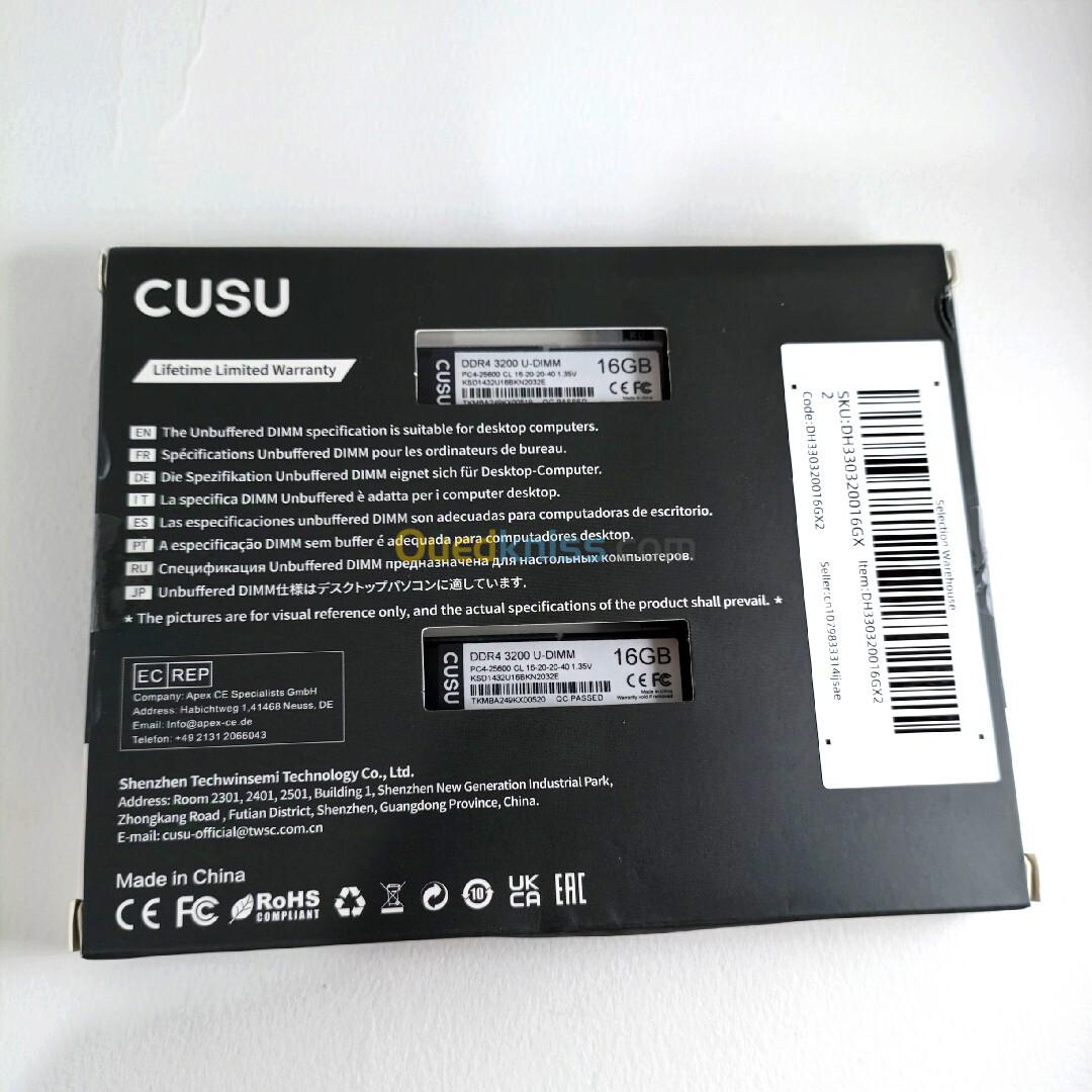 Ram CUSU 32GB (16x2) CL16 