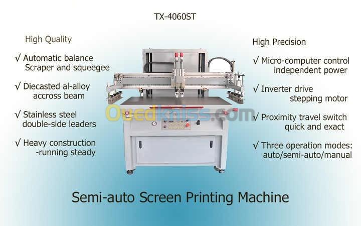 Machine semi-automatique sérigraphie 