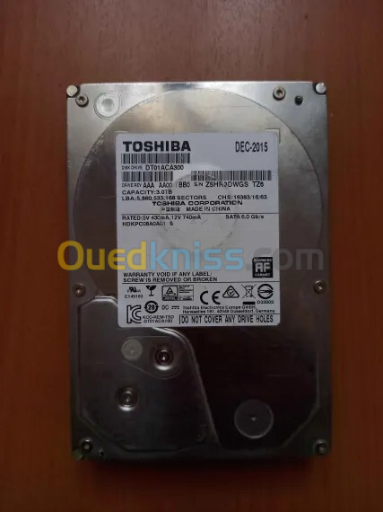 TOSHIBA 03 TB HDD