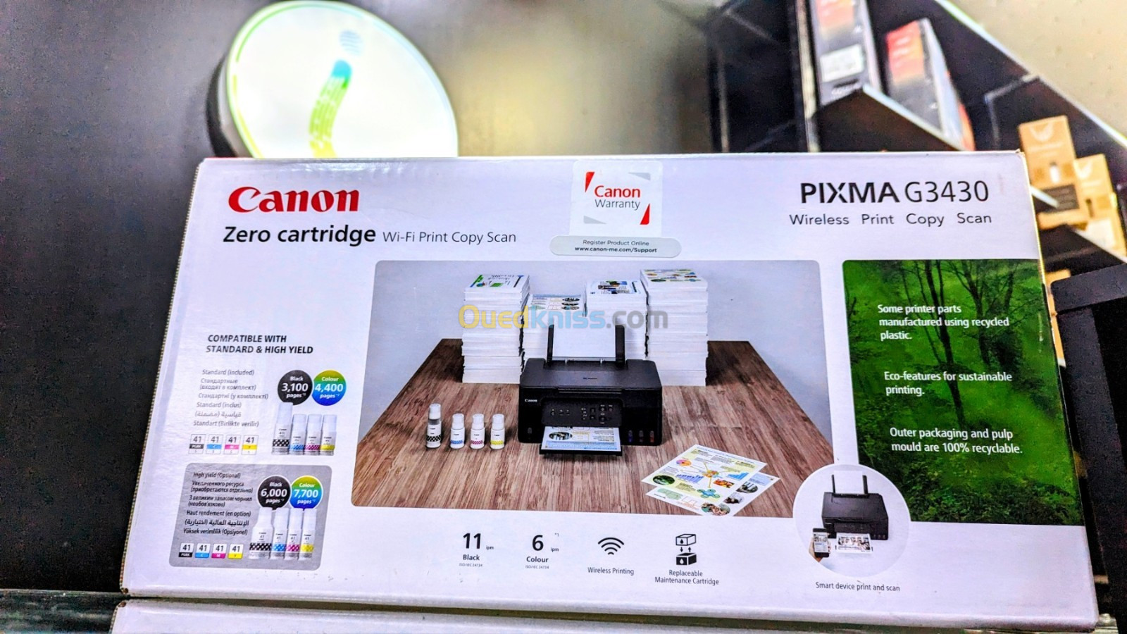 IMPRIMANTE CANON PIXMA G3430 A Reservoir PRINT, SCAN, COPY WIFI - Alger ...