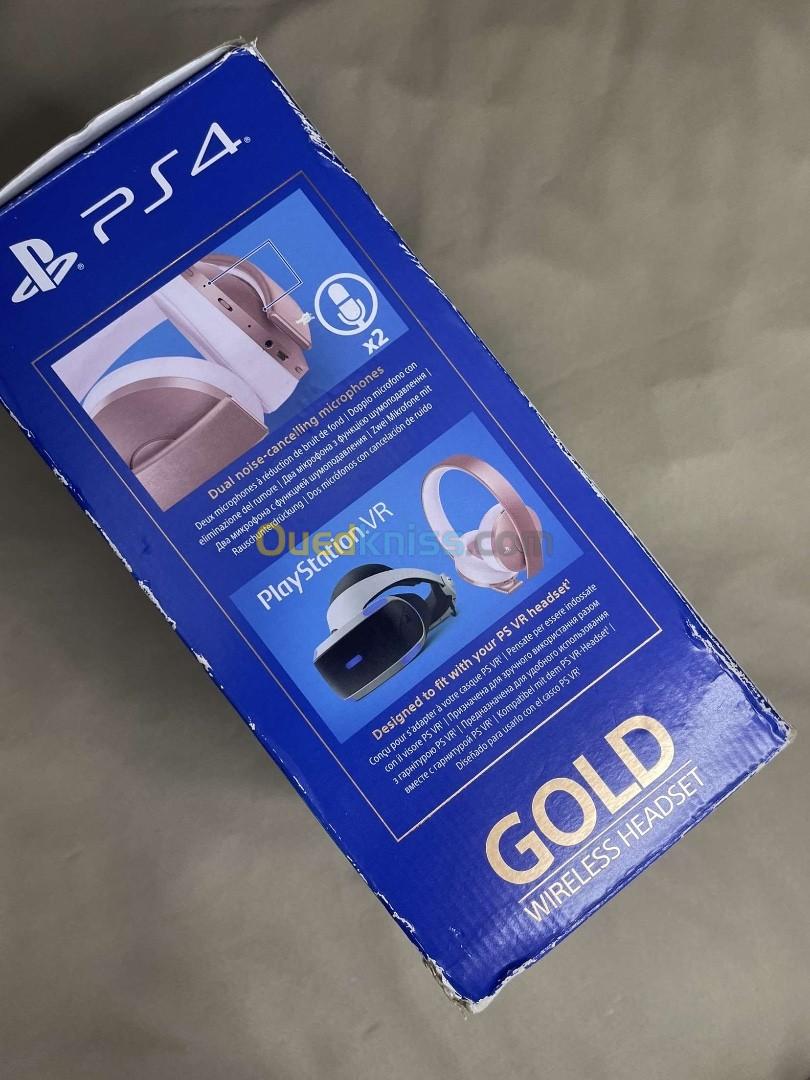 Casque ps4 rose 