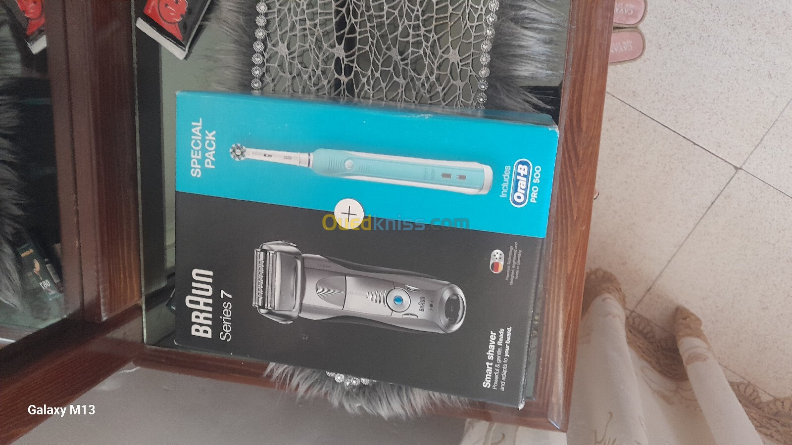 Rasoir braun series7 avec oral b 