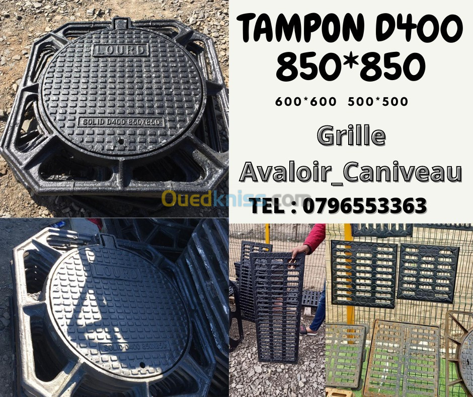 TAMPON D400 LES AVALOIR 850/850   600...