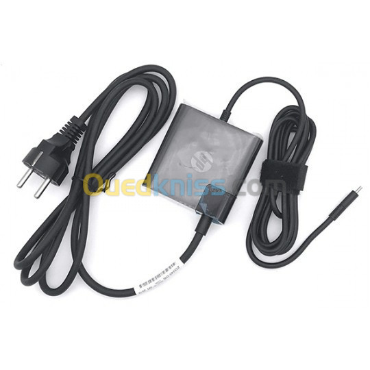 CHARGEUR LAPTOP HP TYPE-C 65W + CABLE TREFFLE