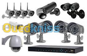 Installation camera surveillance